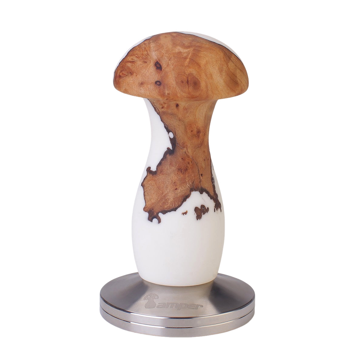 Handmade Resin+Wood Mushroom 54mm Coffee Tamper MT025