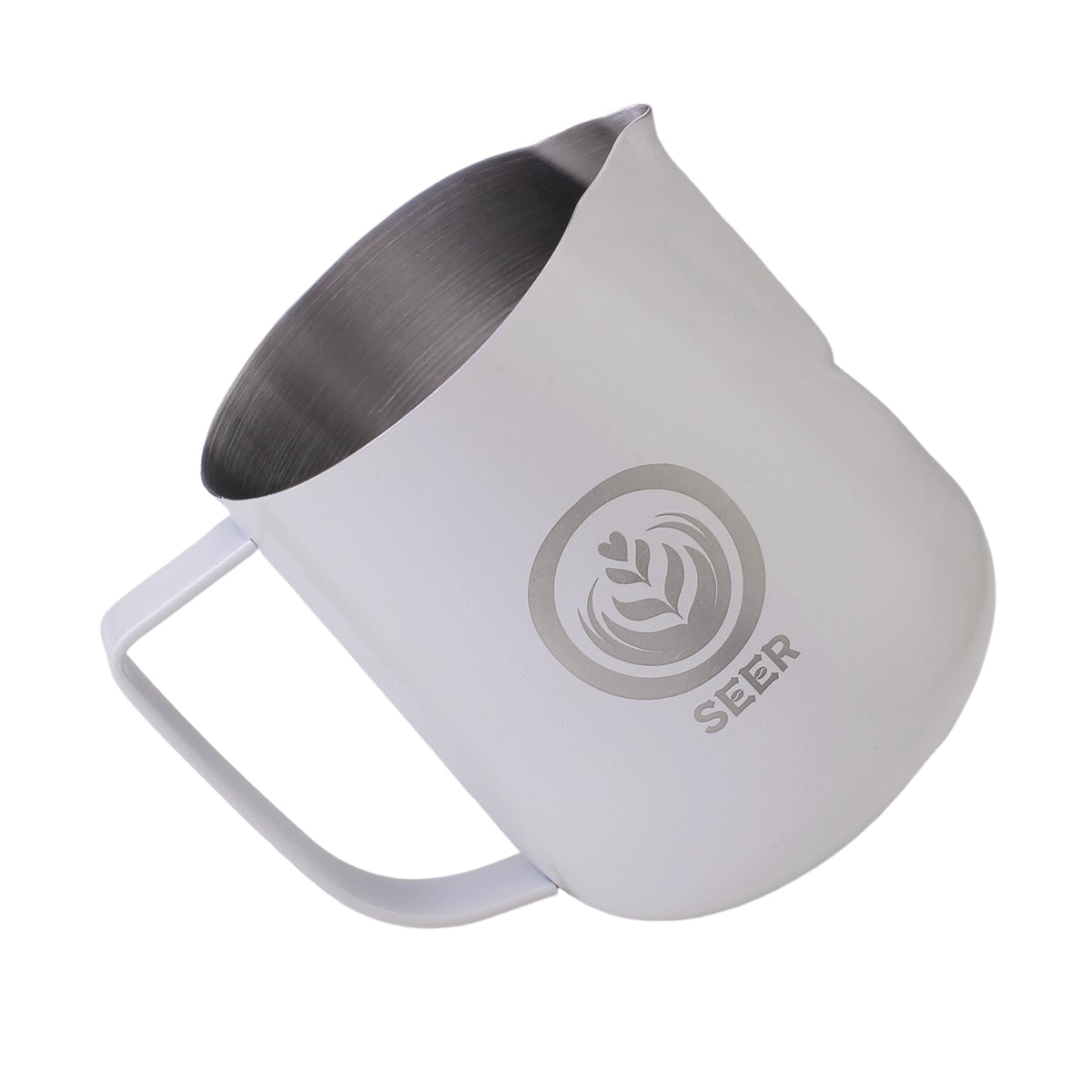 S003 Latte Art Milk Jug 700ML (Customize Logo) Teflon Black