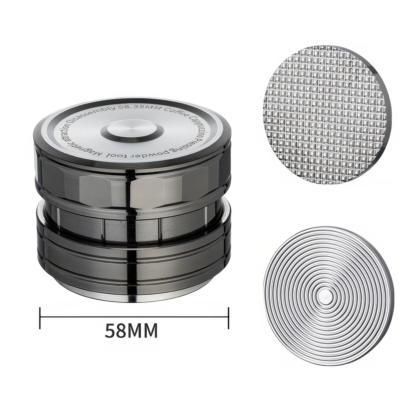 S103 54/58MM Constant Pressure Coffee Tamper with 2 Bottom Types