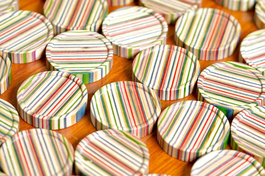 Handmade Skateboard Wooden Pad For Baristas