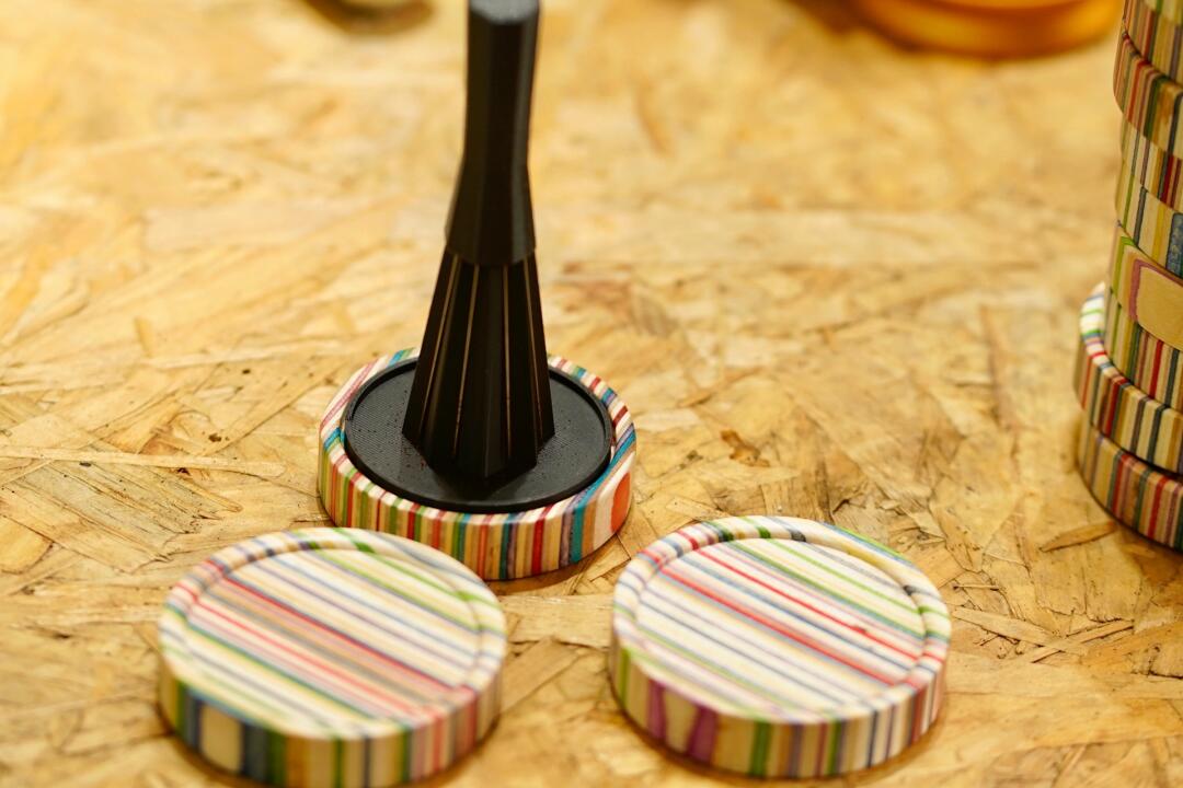 Handmade Skateboard Wooden Pad For Baristas