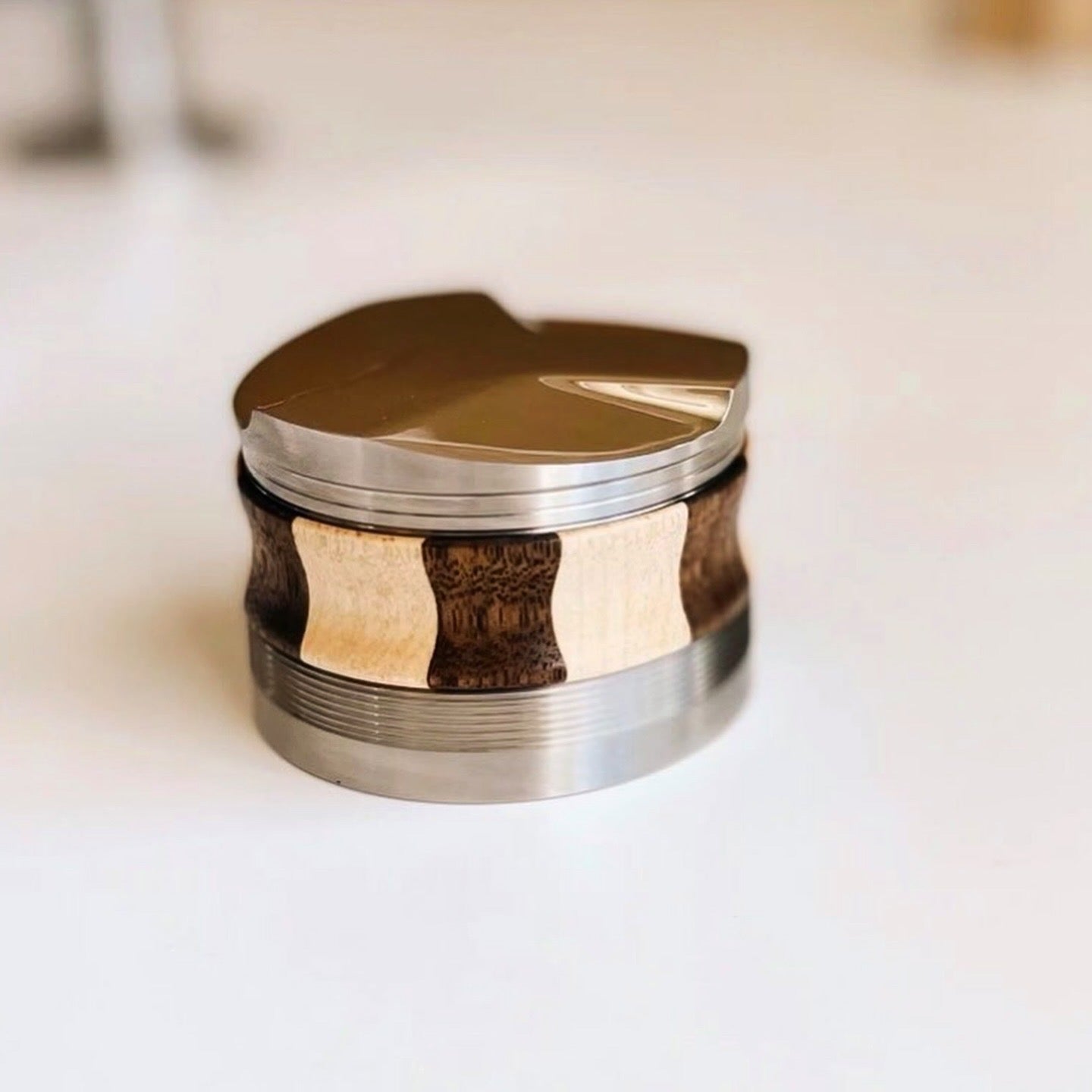 58MM Wooden 2 in 1 Espresso Tamper and Distribution Tool