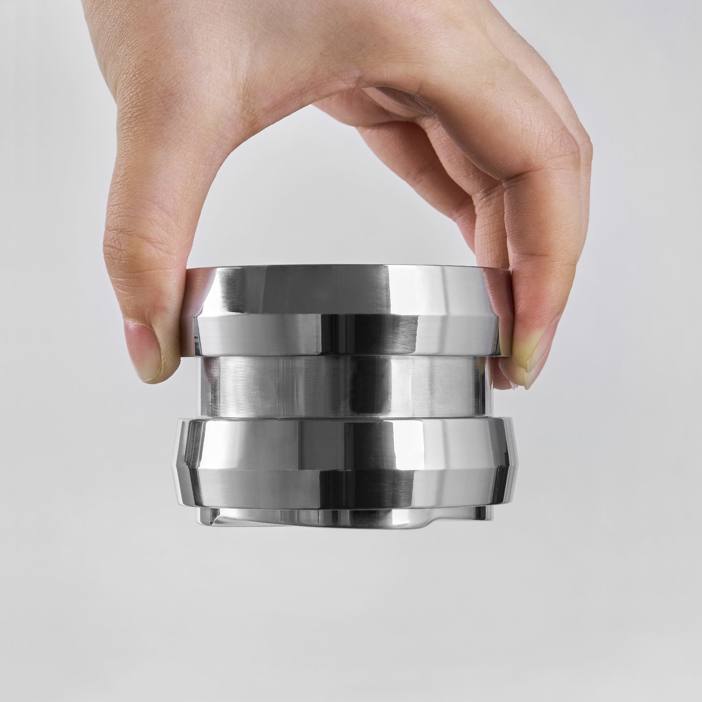 S107 2 In 1 Espresso Gravity 58MM Coffee Distributor & Tamper for Baristas