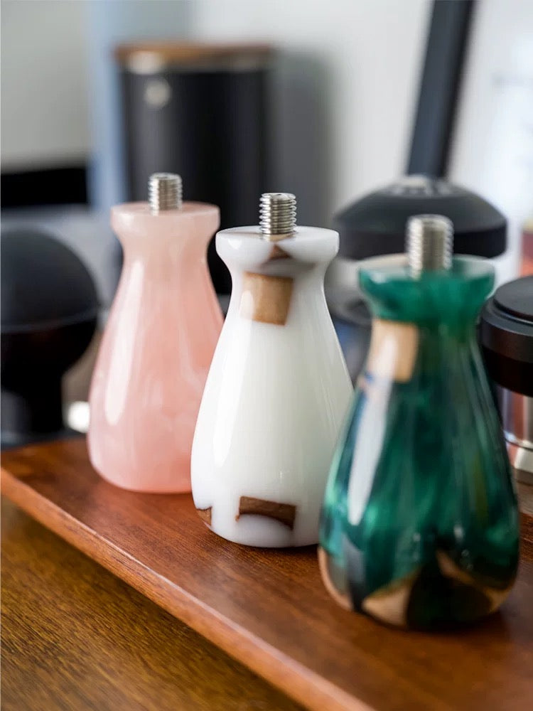 Handmade Coffee Portafilter Resin Handle M10 Screw