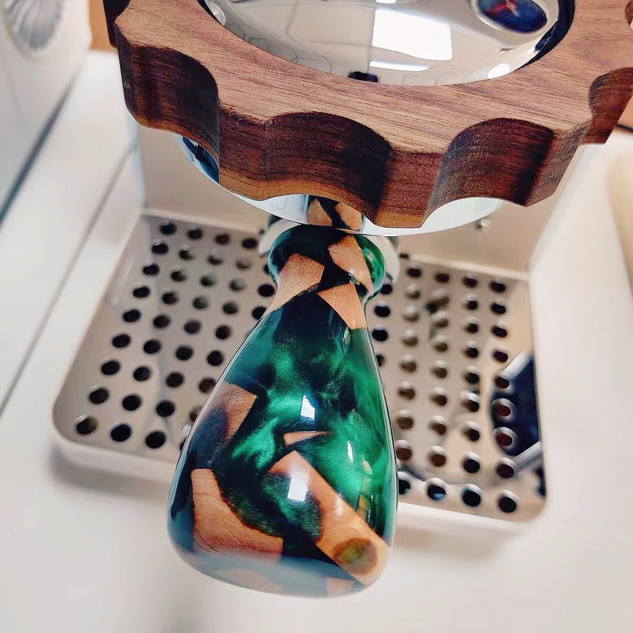 Handmade Coffee Portafilter Resin Handle M10 Screw