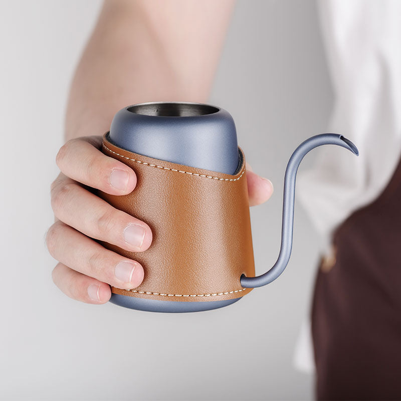 Gooseneck Handleless Coffee Kettle With Leather Case S602