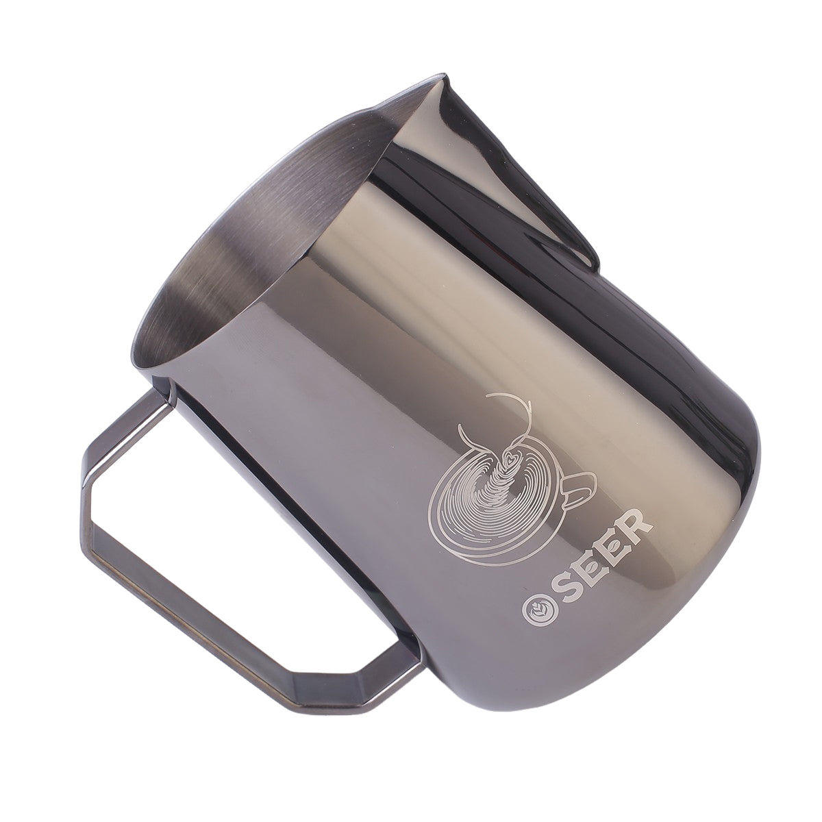 S001 Latte Art Milk Jug 600ML Grey