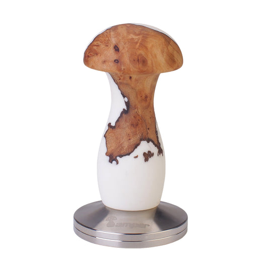 Handmade Resin+Wood Mushroom 54mm Coffee Tamper MT025