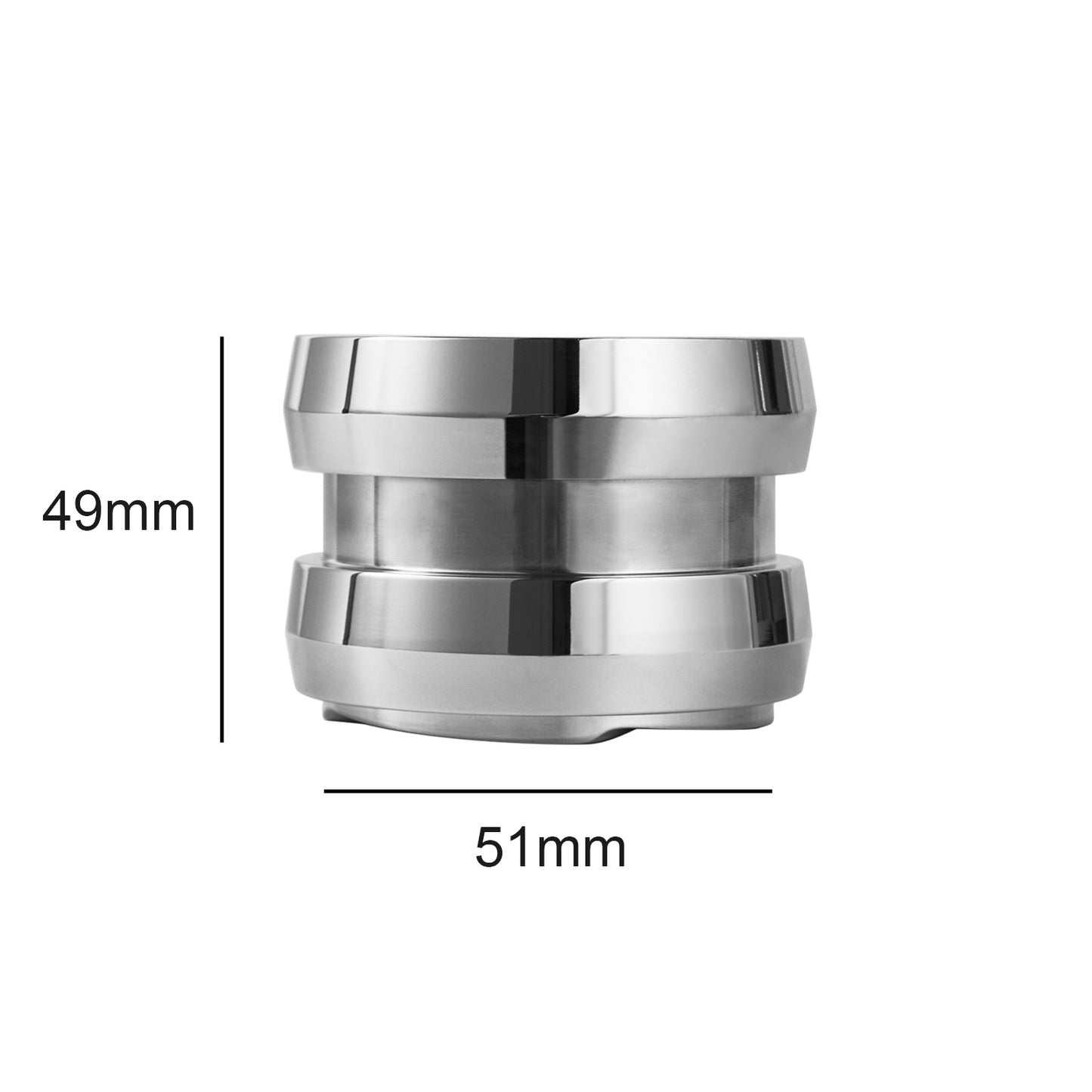 S107 2 In 1 Espresso Gravity 58MM Coffee Distributor & Tamper for Baristas